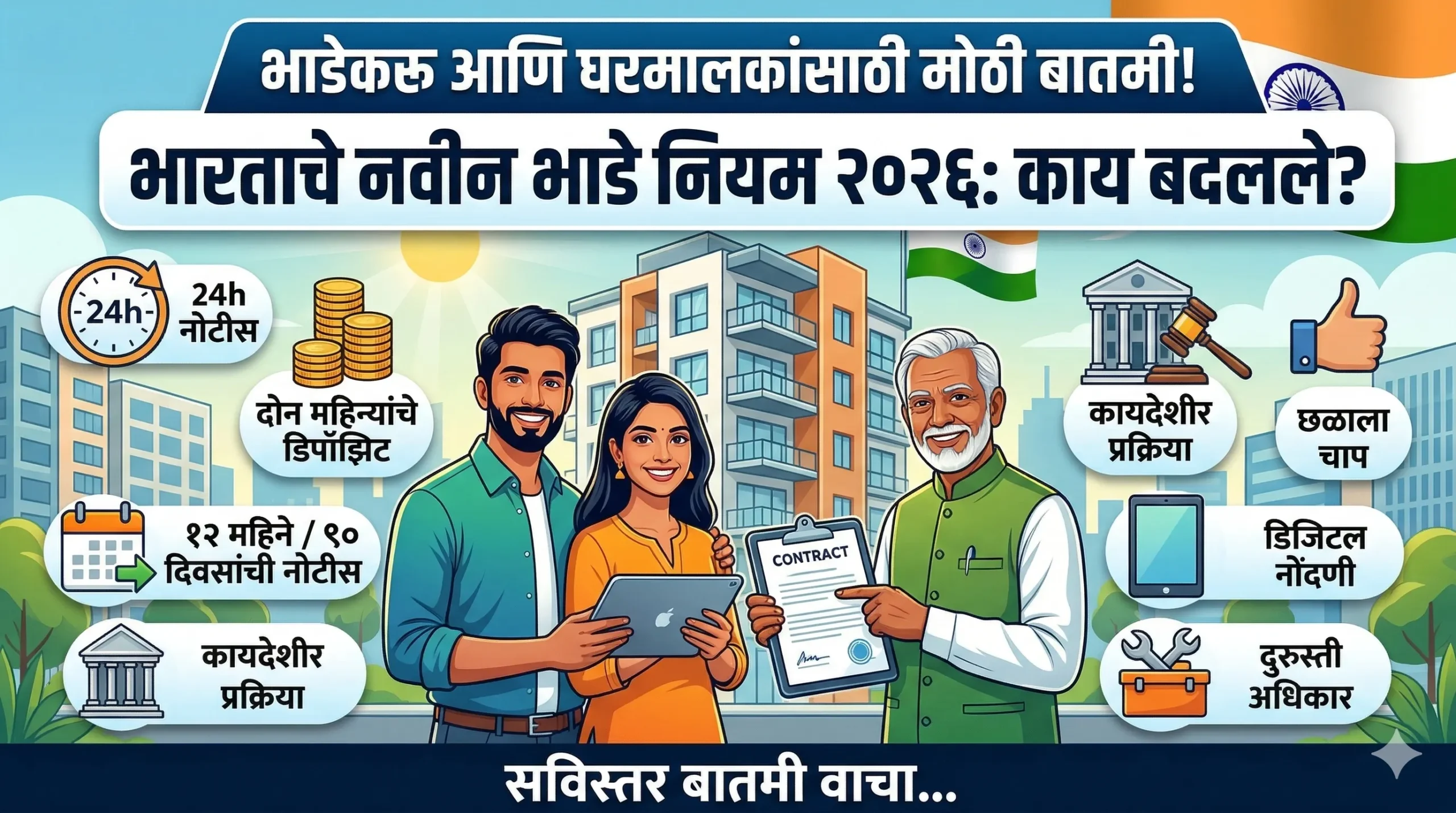 Home 4 भारतातील नवीन भाडे नियम २०२६ आणि भाडेकरूंचे अधिकार