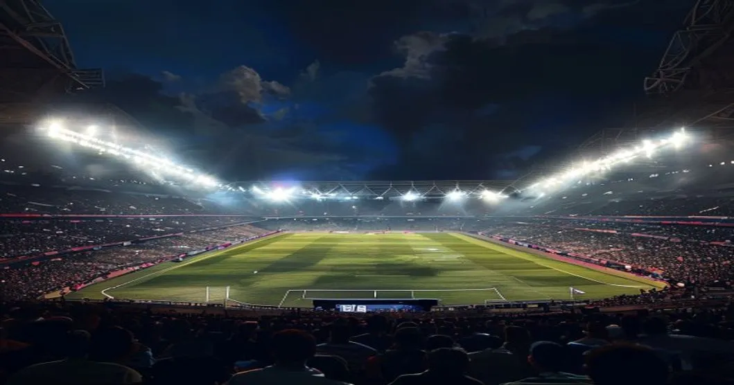 क्रिकेट स्टेडियमवर गर्दी