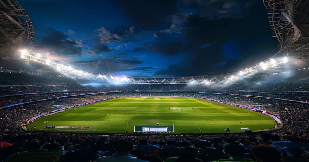 आयपीएल सामन्यात जल्लोष करताना गर्दी