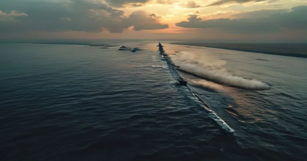 इराण आणि अमेरिकेच्या युद्धनौका पर्शियन गल्फमधून मार्गक्रमण करत आहेत.