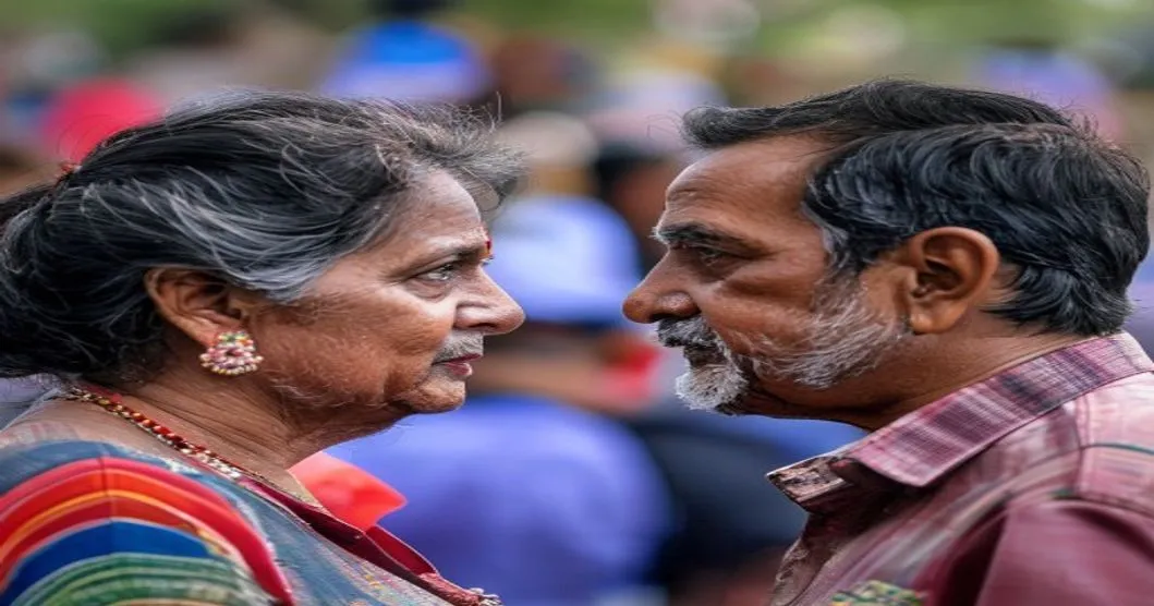 पश्चिम बंगालच्या मुख्यमंत्री ममता बॅनर्जी आणि त्यांचे विरोधक सुवेंदू अधिकारी प्रचार रॅलीदरम्यान