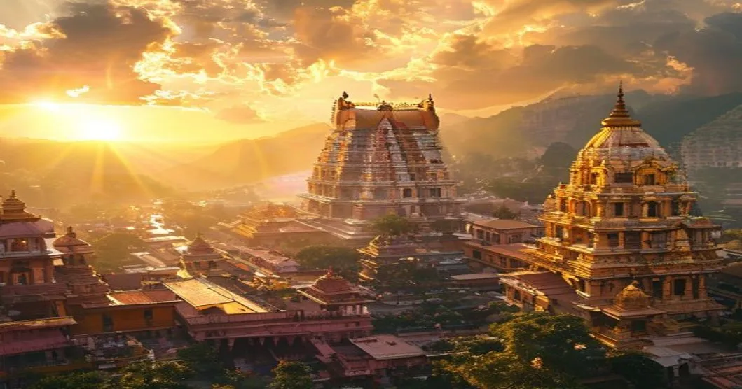 तिरुपती मंदिर परिसर