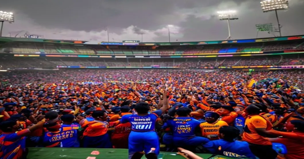 आयपीएलच्या विजयाचा आनंद साजरा करताना मुंबई इंडियन्सचे चाहते